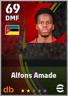 Alfons Amade eFootball player card