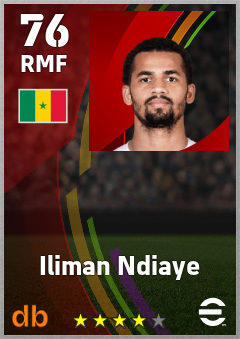 Iliman Ndiaye eFootball player card