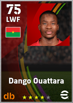 Dango Ouattara eFootball player card