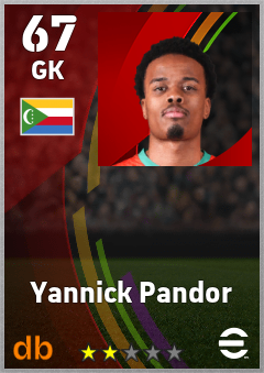 Yannick Pandor eFootball player card