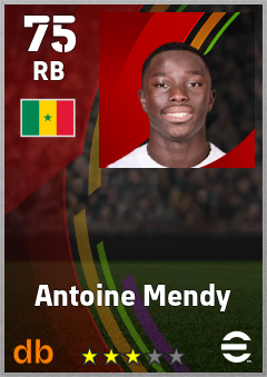 Antoine Mendy — RB, OVR 75, MAX 75