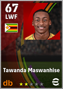 Tawanda Maswanhise eFootball player card