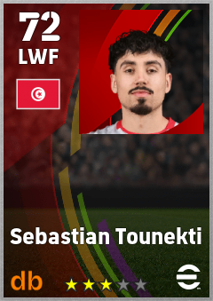 Sebastian Tounekti eFootball player card