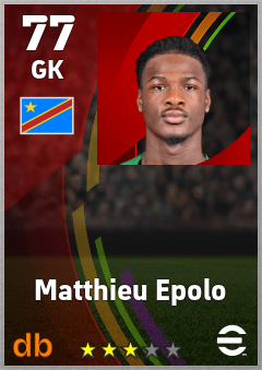 Matthieu Epolo — GK, OVR 77, MAX 77