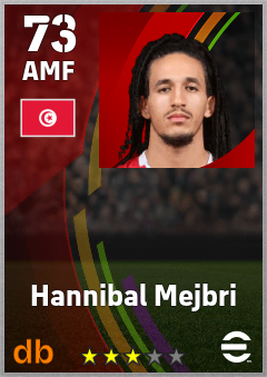 Hannibal Mejbri eFootball player card