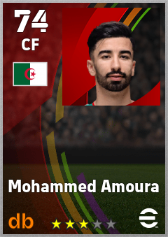 Mohammed Amoura eFootball player card