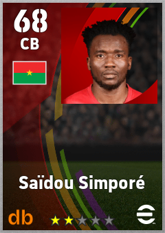Saïdou Simporé eFootball player card