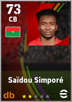 Saïdou Simporé — CB, OVR 73, MAX 73