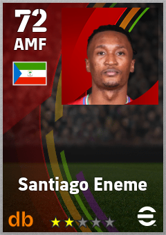 Santiago Eneme — AMF, OVR 72, MAX 72