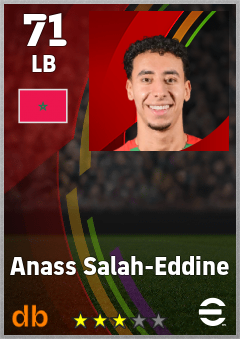 Anass Salah-Eddine — LB, OVR 71, MAX 71