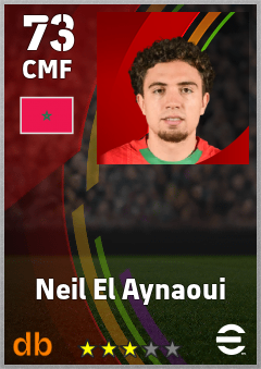 Neil El Aynaoui eFootball player card