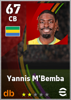 Yannis M'Bemba eFootball player card
