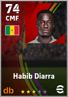 Habib Diarra eFootball player card