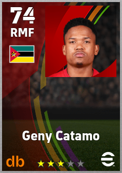 Geny Catamo eFootball player card