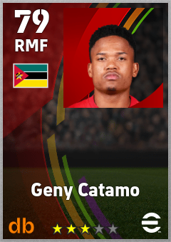 Geny Catamo — RMF, OVR 79, MAX 79
