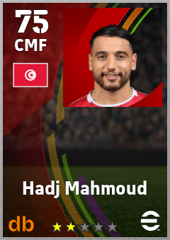 Hadj Mahmoud — CMF, OVR 75, MAX 75