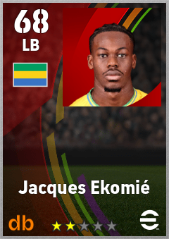 Jacques Ekomié eFootball player card
