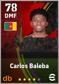 Carlos Baleba eFootball player card