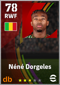 Néné Dorgeles — RWF, OVR 78, MAX 78