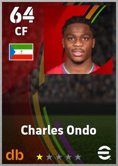 Charles Ondo — CF, OVR 64, MAX 64