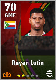 Rayan Lutin — AMF, OVR 70, MAX 70