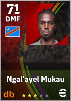 Ngal'ayel Mukau eFootball player card