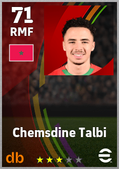 Chemsdine Talbi eFootball player card