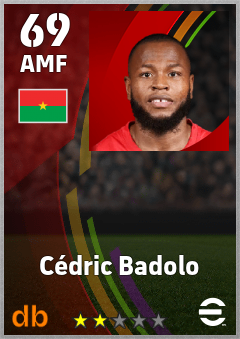 Cédric Badolo eFootball player card