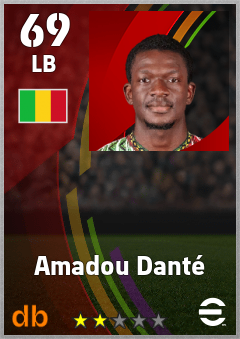 Amadou Danté eFootball player card