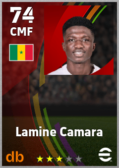 Lamine Camara eFootball player card
