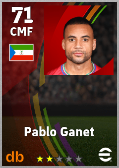 Pablo Ganet — CMF, OVR 71, MAX 71