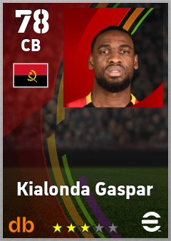 Kialonda Gaspar — CB, OVR 78, MAX 78