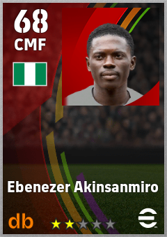 Ebenezer Akinsanmiro eFootball player card