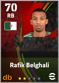 Rafik Belghali eFootball player card