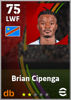 Brian Cipenga — LWF, OVR 75, MAX 75