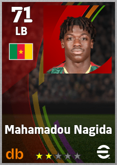 Mahamadou Nagida — LB, OVR 71, MAX 71