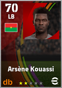 Arsène Kouassi eFootball player card