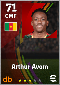 Arthur Avom eFootball player card