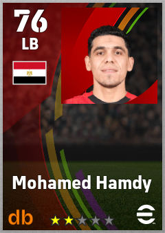Mohamed Hamdy — LB, OVR 76, MAX 76