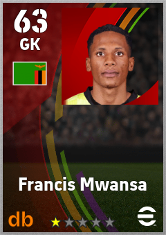 Francis Mwansa eFootball player card