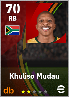 Khuliso Mudau eFootball player card