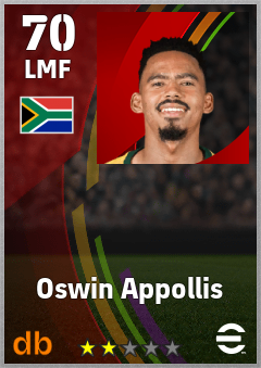 Oswin Appollis eFootball player card