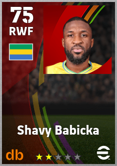 Shavy Babicka — RWF, OVR 75, MAX 75