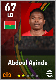 Abdoul Ayinde eFootball player card