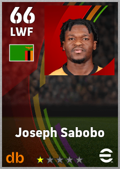 Joseph Sabobo — LWF, OVR 66, MAX 66