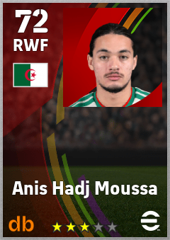 Anis Hadj Moussa eFootball player card