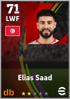 Elias Saad eFootball player card