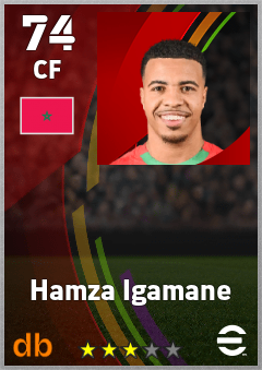 Hamza Igamane eFootball player card