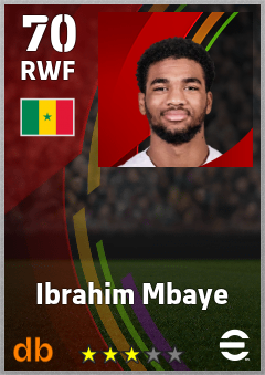 Ibrahim Mbaye eFootball player card