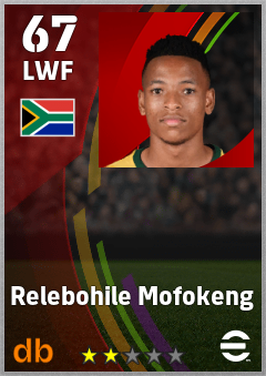 Relebohile Mofokeng eFootball player card